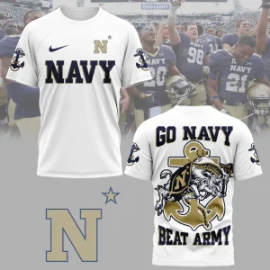 Navy Midshipmen Thank Giving Pray For Touchdowns T-Shirt
