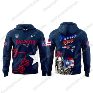 New England Patriots Puerto Rico Heritage 2025 Limited Hoodie