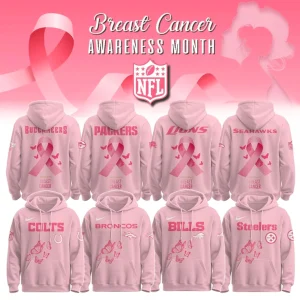 NFL Football Breast Cancer Awareness Pink Hoodie NFL Football Breast Cancer Awareness Pink Hoodie