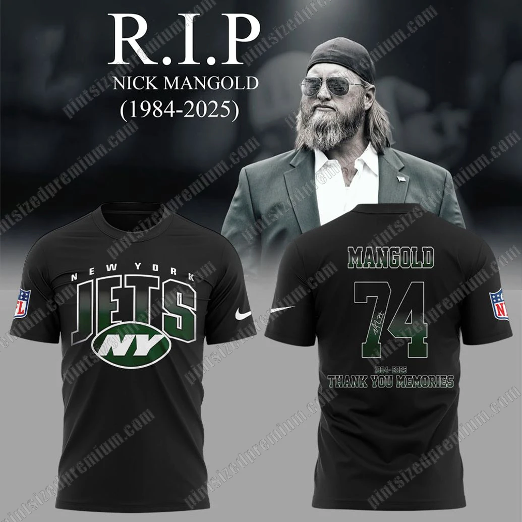 NY Jets Thank You Nick Mangold Memories T-Shirt NY Jets Thank You Nick Mangold Memories T-Shirt