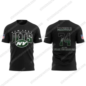 NY Jets Thank You Nick Mangold Memories T-Shirt