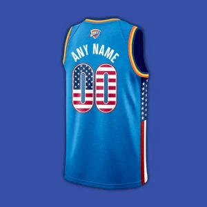 Oklahoma City Thunder American Independence Day 2025 Jersey