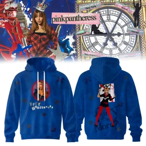 PinkPantheress 2025 North America Tour Blue Hoodie