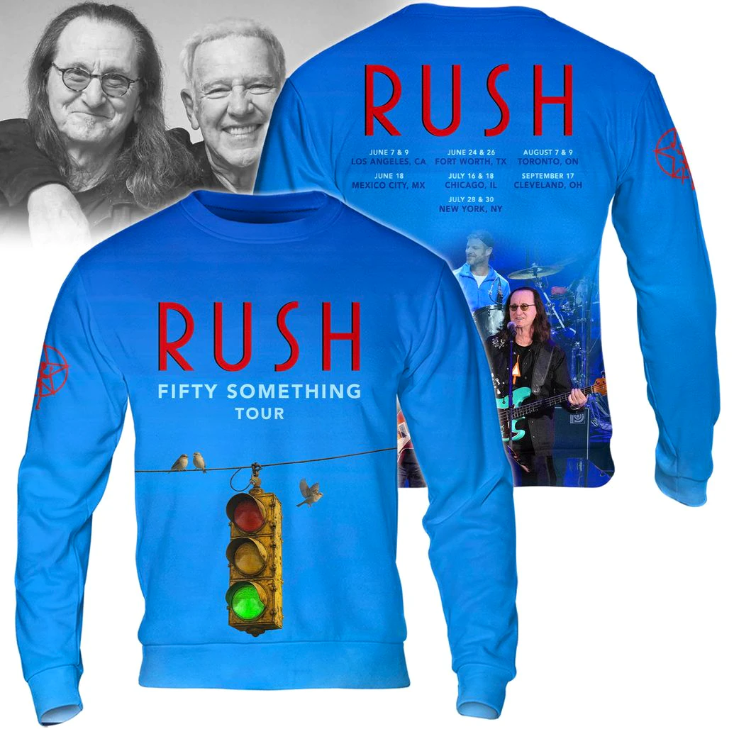 Rush Fifty Something Tour 2026 Collection Shirt Rush Fifty Something Tour 2026 Collection Shirt