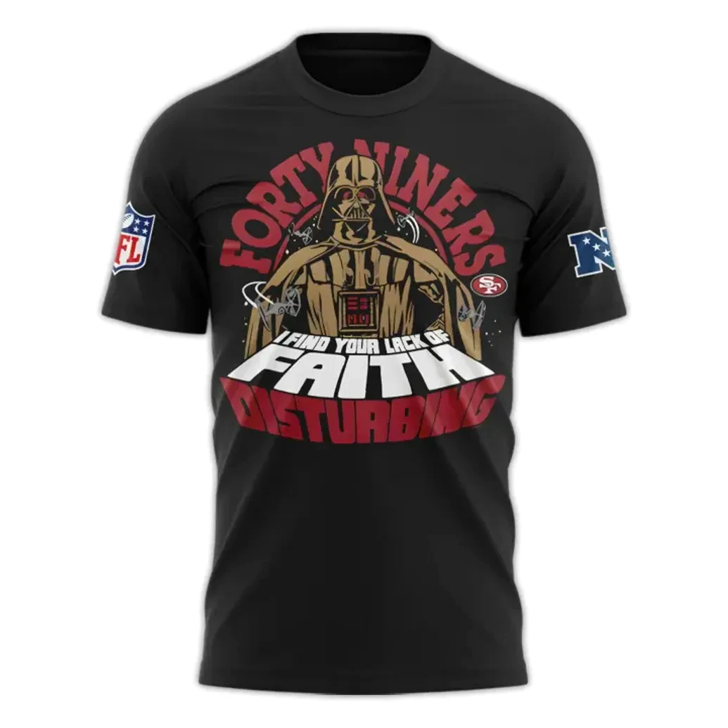 San Francisco 49ers 2025 Star Wars T-shirt San Francisco 49ers 2025 Star Wars T-shirt