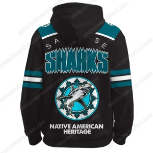 San Jose Sharks Sarah Tang American Heritage 2025 Limited Edition Hoodie