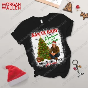 Santa Baby Put Morgan Wallen Under the Tree For Fans Pajamas Set