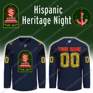 Seattle Kraken Hispanic Heritage Night 2025 Jersey