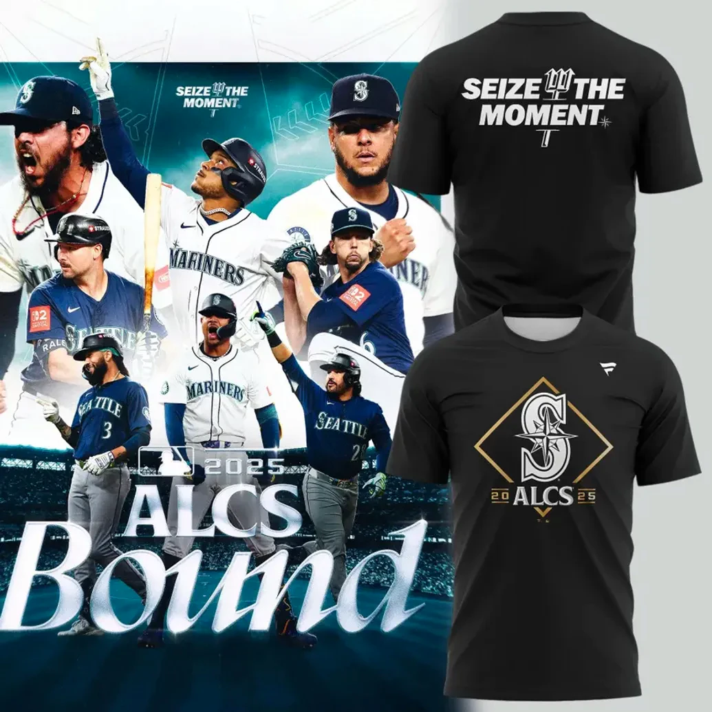 Seattle Mariners American League Division Series Champions 2025 Tee Seattle Mariners American League Division Series Champions 2025 Tee