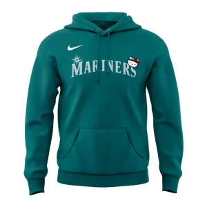 Seattle Mariners x Hello Kitty Green Teams Hoodie