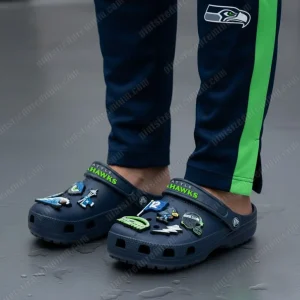 Seattle Seahawks 2025 Gift Fan Clogs