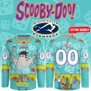 Sioux Falls Stampede Slooby-Doo 2025 Hockey Jersey Sioux Falls Stampede Slooby-Doo 2025 Hockey Jersey