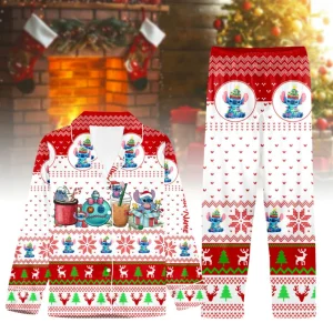 Stitch Beautiful Christmas 2025 Pajamas Set
