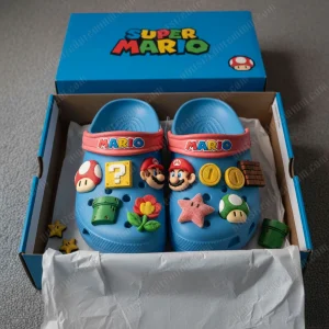 Super Mario Item Charms Limited Clogs