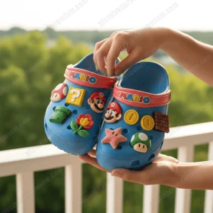 Super Mario Item Charms Limited Clogs