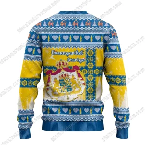 Sweden God Jul Kungariket Sverige Christmas Sweater