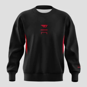 T1 Worlds Uniform Black Red 2025 Sweatshirt