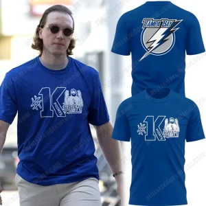 Tampa Bay Lightning #1K Point T-Shirt Tampa Bay Lightning #1K Point T-Shirt