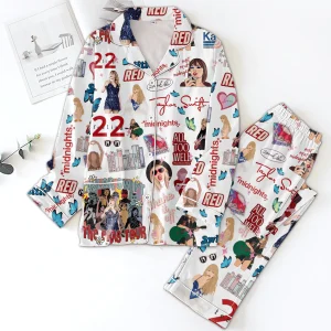 Taylor Swift Midnight All Too Well Pajamas Set