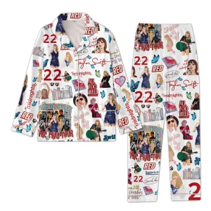 Taylor Swift Midnight All Too Well Pajamas Set