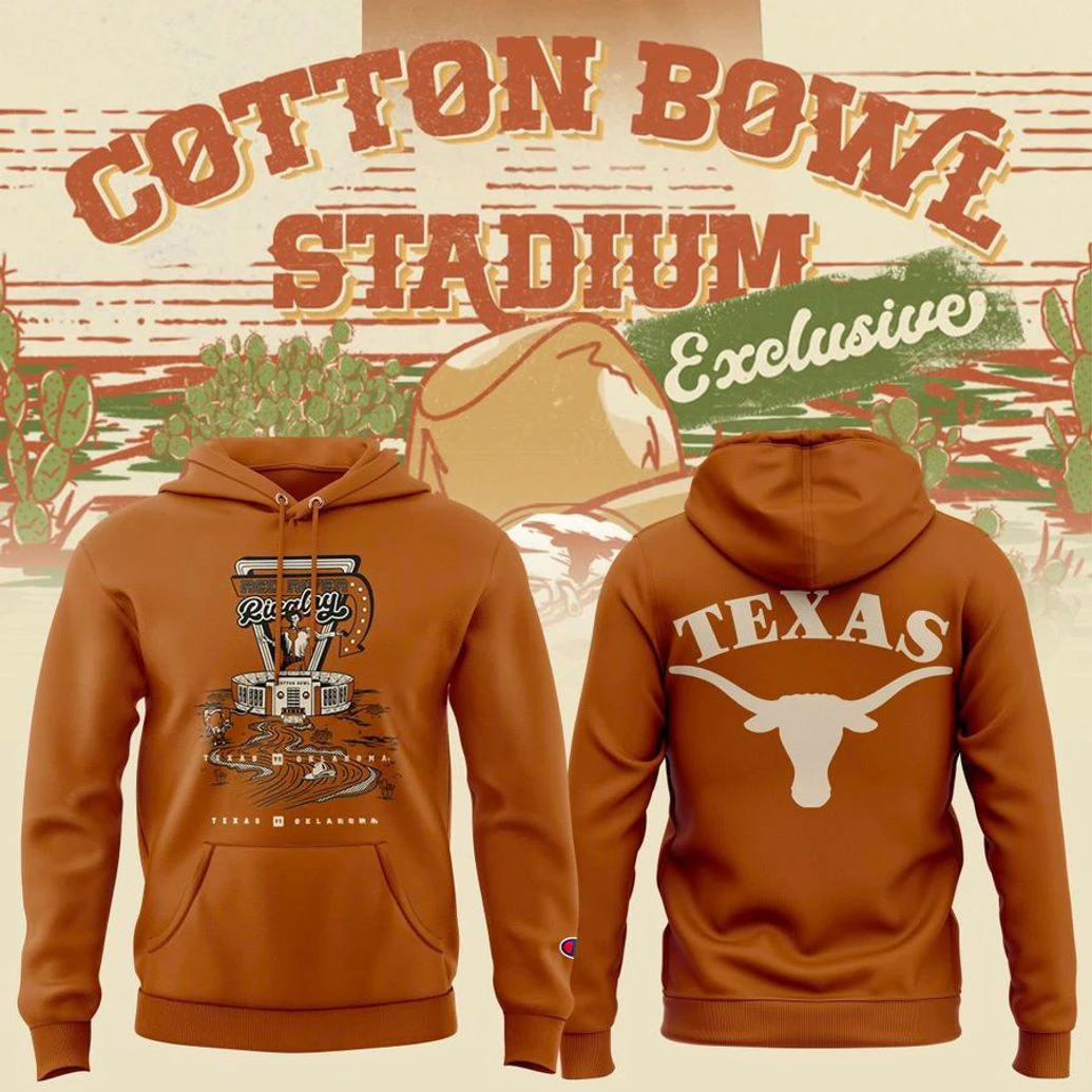Texas Longhorns Cotton Bowl Stadium Hoodie Texas Longhorns Cotton Bowl Stadium Hoodie