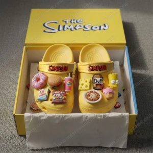The Simpson Limited Icon Charms Clogs