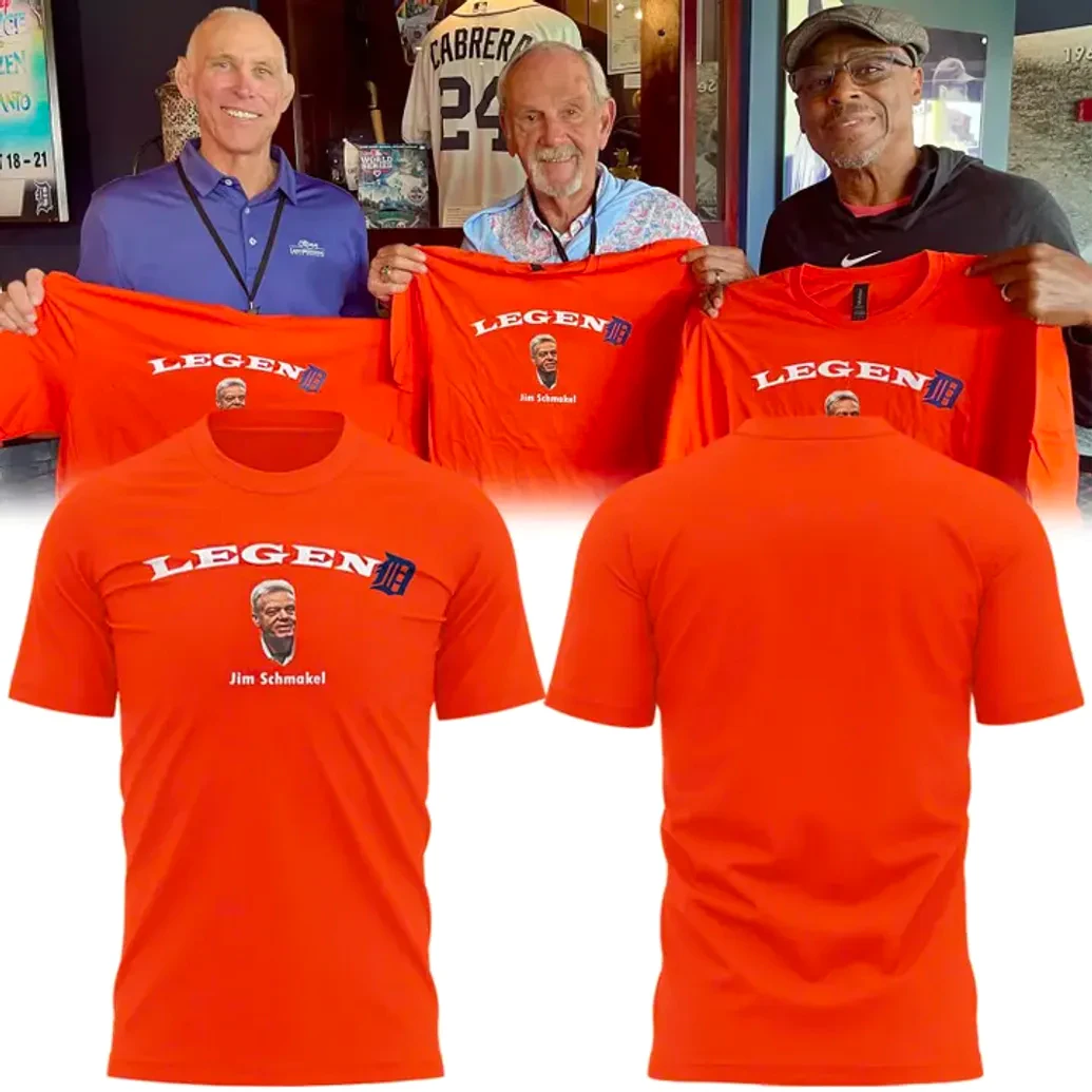 Tigers Jim Schmakel Legend T-Shirt Tigers Jim Schmakel Legend T-Shirt