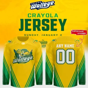 Toledo Walleye Our Crayola Night Hockey Jersey