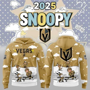 Vegas Golden Knights Snoopy and Peanuts 2025 Limited Hoodie