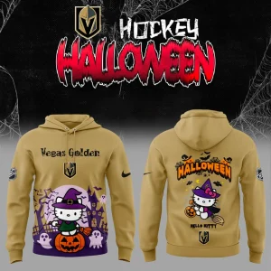 Vegas Golden Knights x Hello Kitty Happy Halloween 2025 Hoodie