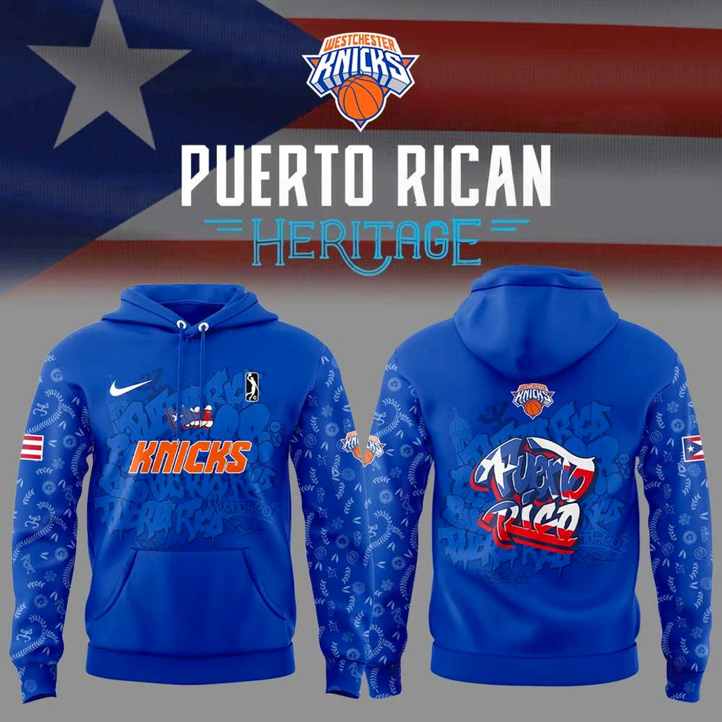 Westchester Knicks Puerto Rican Heritage Hoodie Westchester Knicks Puerto Rican Heritage Hoodie