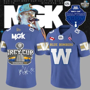 Winnipeg Blue Bombers x Machine Gun Kelly MGK Football Jersey