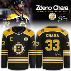 Boston Hockey Legends 33 Number Tribute 2025 Signature Limited Edition Jersey