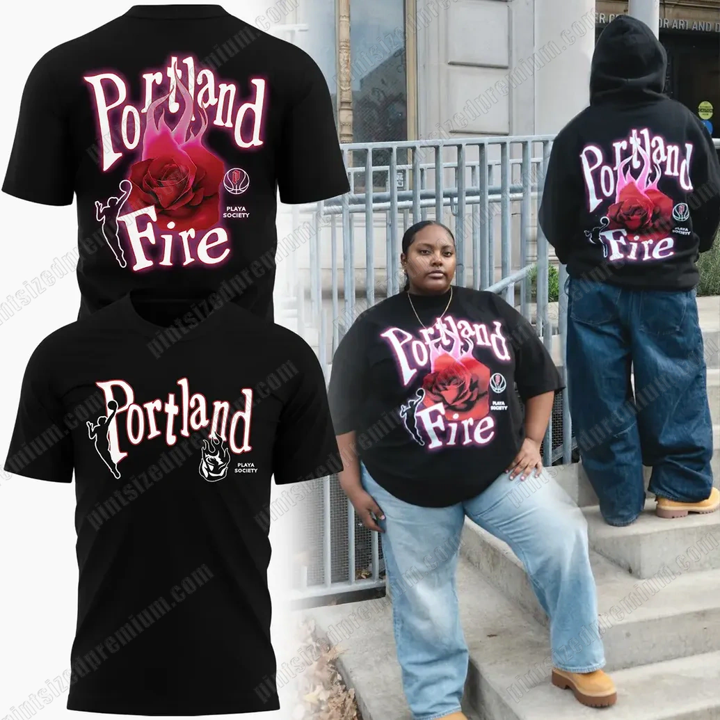 2025 Portland Fire x Playa Society T-Shirt 2025 Portland Fire x Playa Society T-Shirt