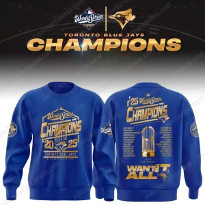 2025 World Series Toronto Blue Jays Champions Sweatshirt
