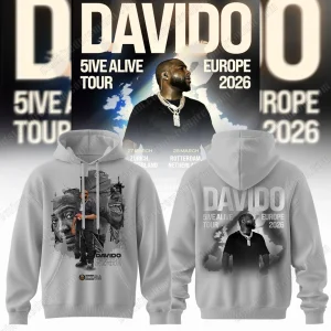 2026 Davido 5IVE ALive Tour Europe Collection T-Shirt, Hoodie
