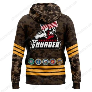 Adirondack Thunder Military Appreciation Night 2025 Hoodie