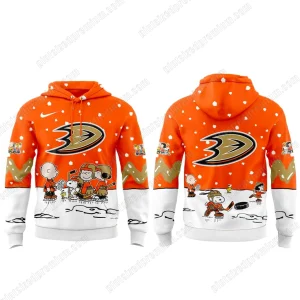 Anaheim Ducks Peanuts Night 2025 Hoodie