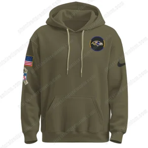 Baltimore Ravens Hoodie 2025 Salute To Service Edition
