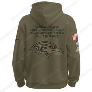 Baltimore Ravens Hoodie 2025 Salute To Service Edition