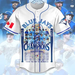 Blue Jays 2025 World Series Champions Thank You Memories Jersey