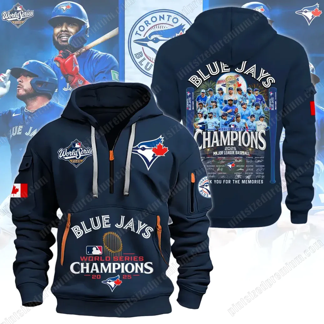 Blue Jays World Series 2025 Champions Limited Heavy Hoodie Blue Jays World Series 2025 Champions Limited Heavy Hoodie