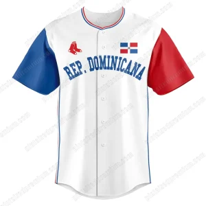Boston Red Sox Dominican Republic Celebration 2025 Baseball Jersey