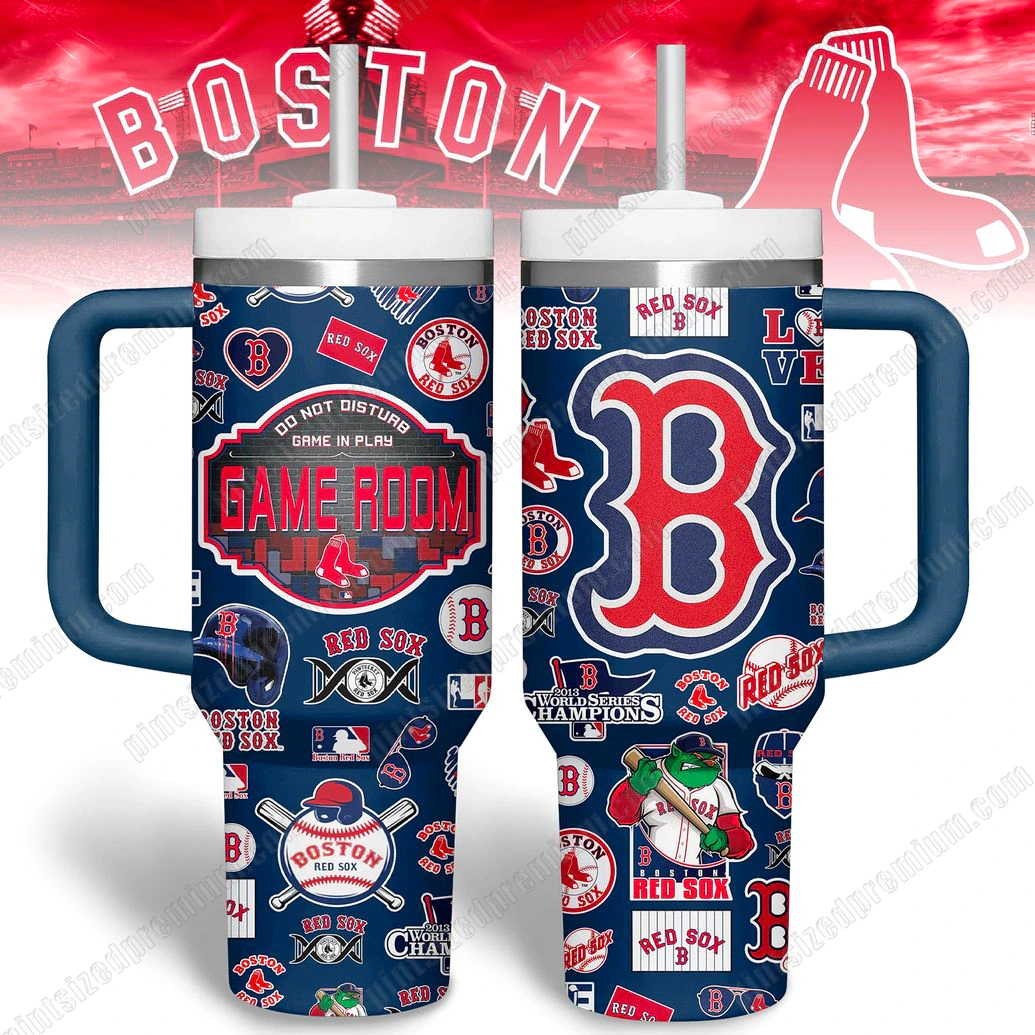 Boston Red Sox Mlb Custom Stanley Tumbler 1 Boston Red Sox MLB Custom Stanley Tumbler