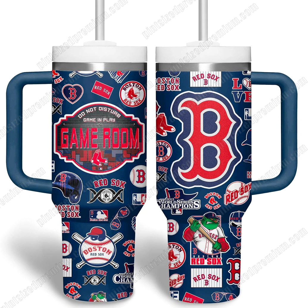 Boston Red Sox Mlb Custom Stanley Tumbler 2 Boston Red Sox MLB Custom Stanley Tumbler