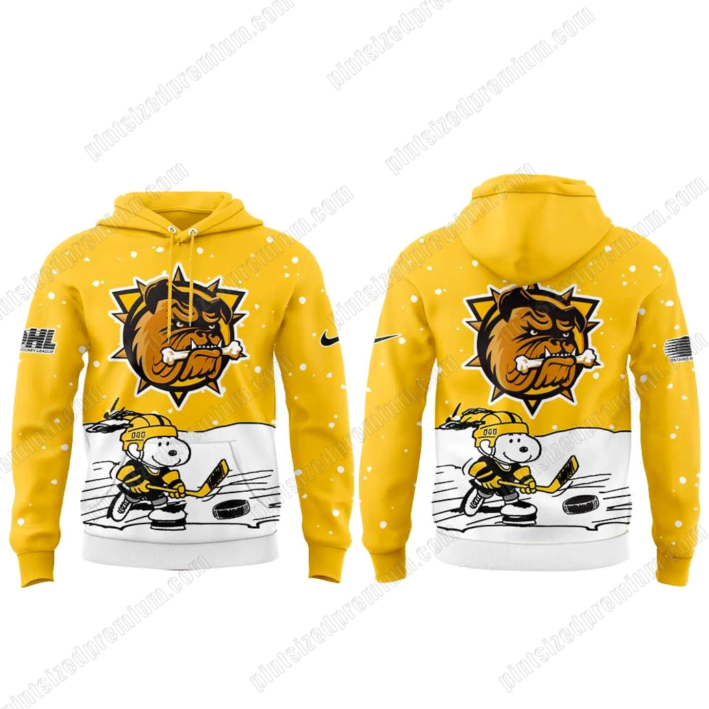 Brantford Bulldogs x Peanuts 2025 Limited Hoodie Brantford Bulldogs x Peanuts 2025 Limited Hoodie