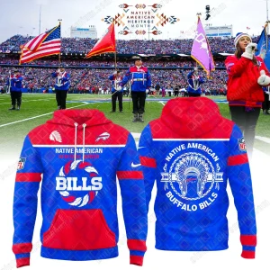 Buffalo Bills 2025 American Native Heritage Limited Hoodie Buffalo Bills 2025 American Native Heritage Limited Hoodie