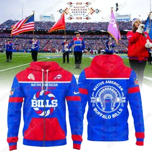 Buffalo Bills 2025 American Native Heritage Limited Hoodie