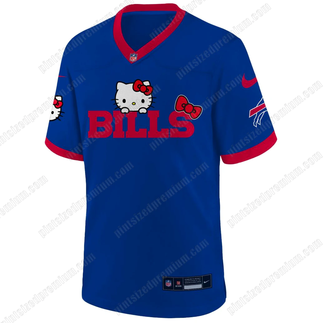 Buffalo Bills x Hello Kitty Cute Football Jersey Buffalo Bills x Hello Kitty Cute Football Jersey