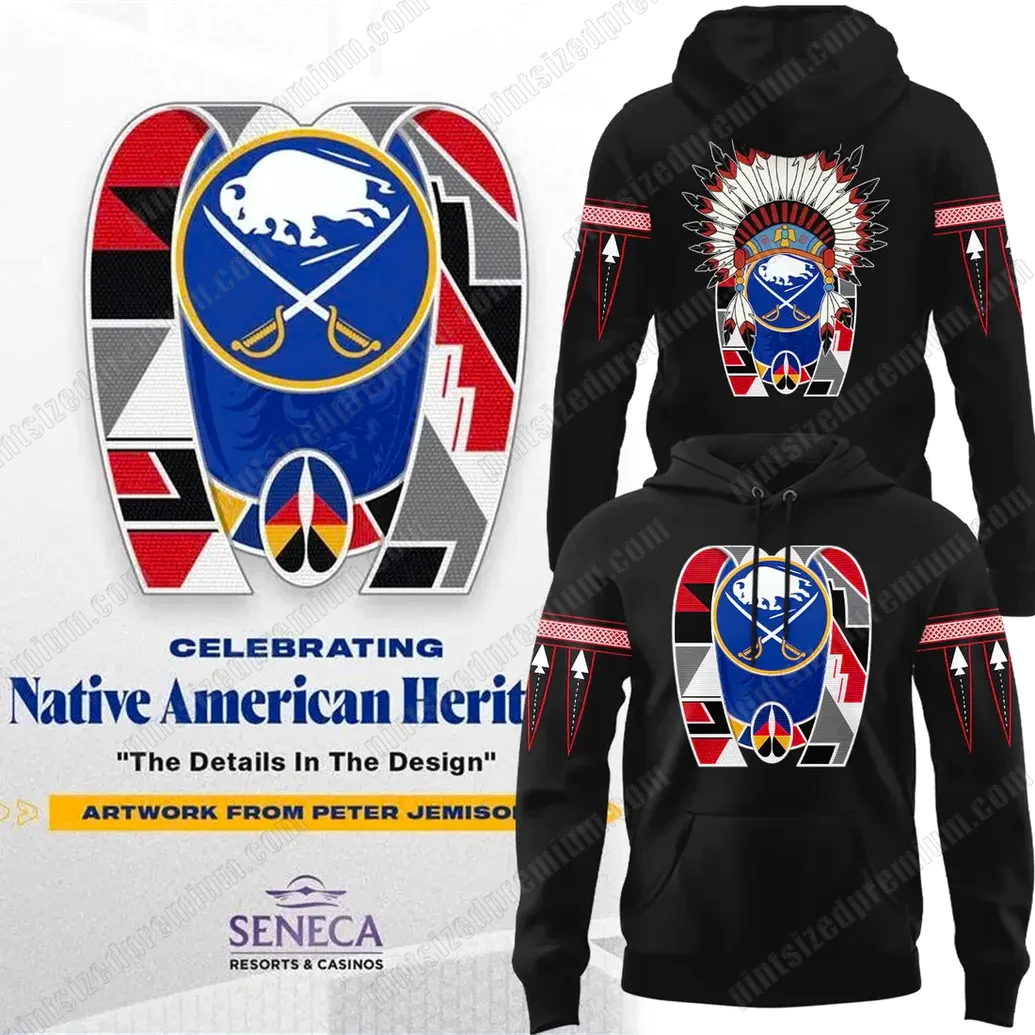 Buffalo Sabres Native American Heritage 2025 Hoodie Buffalo Sabres Native American Heritage 2025 Hoodie